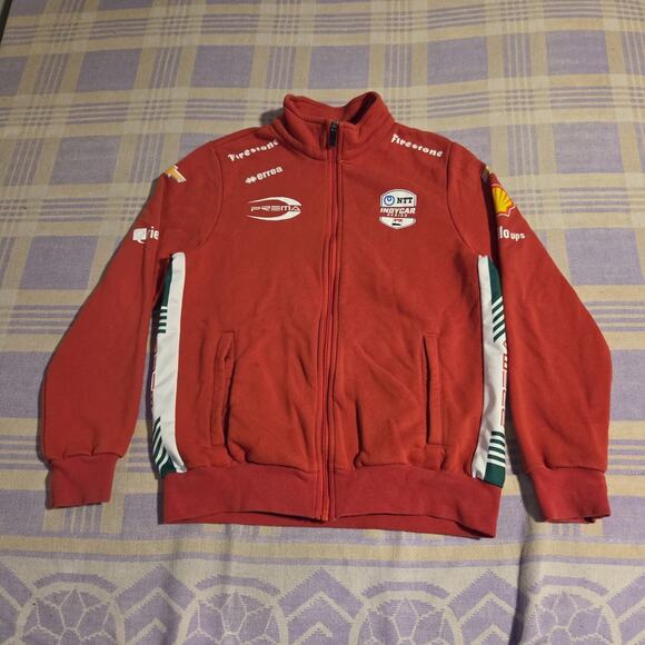Errea Prema Racing Oeko-Tex Small Zip Up Jacket Sweatshirt Indycar Chevy Track - Picture 1 of 12